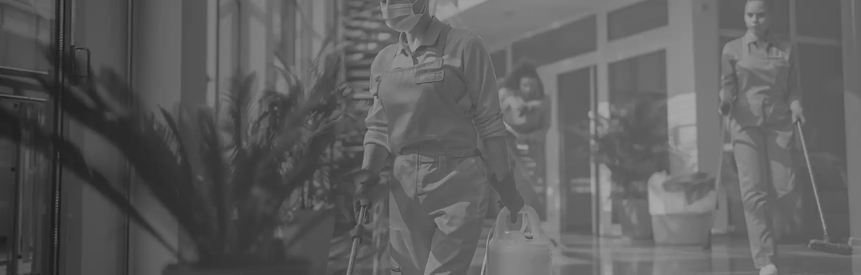 Office cleaning Services Dublin In Progress with Employees