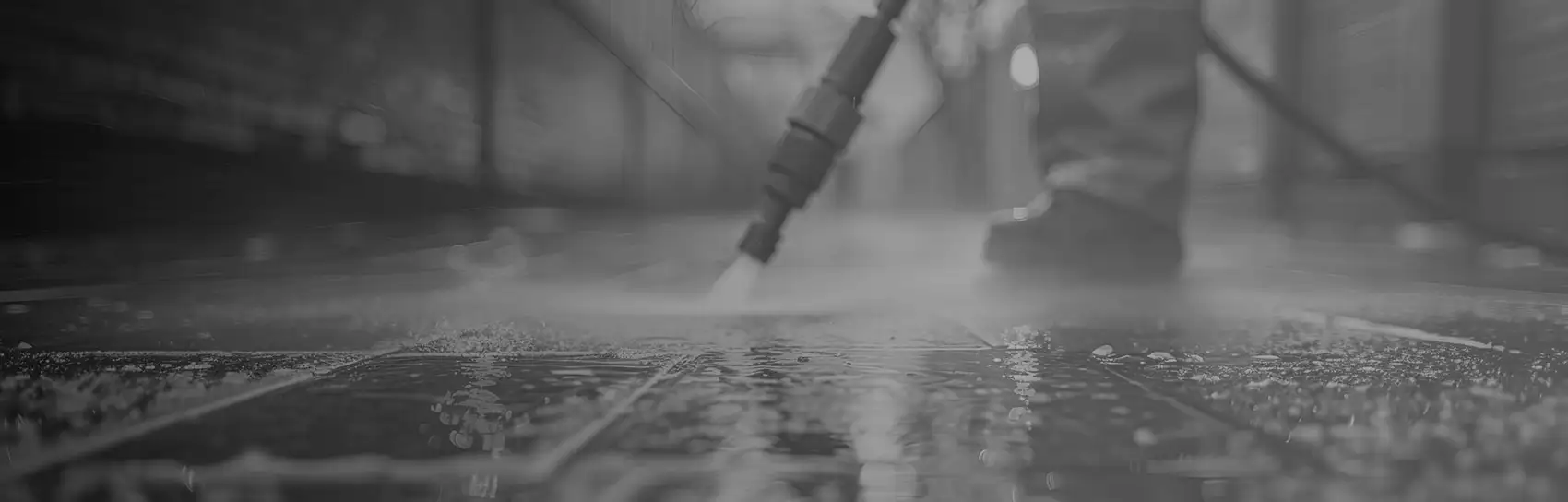 Power Washing Services in Dublin Cleaning In Progress with Employees